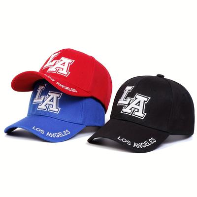 Móda Los Angeles Výšivka kšiltovka Muži Ženy Jaro Léto Klobouky proti slunci Bavlna Klobouk Snapback Unisex Hip Hop Kšiltovky
