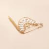 Multi Layer Stylish Eight Pointed Star Tassels Brooch Lightweight Sweater Shawl Clip Alloy Jewelry Accessory