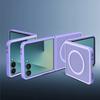 Smoke Case for Samsung Galaxy Z Flip 8, Skin Touch, for MagSafe, Purple