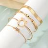 2023 Bracelet Cat Cute Gold Luxury Bracelet Fashion Charm Sexy Diamond Elegant Woman Bracelet 4pcs Set Bracelet