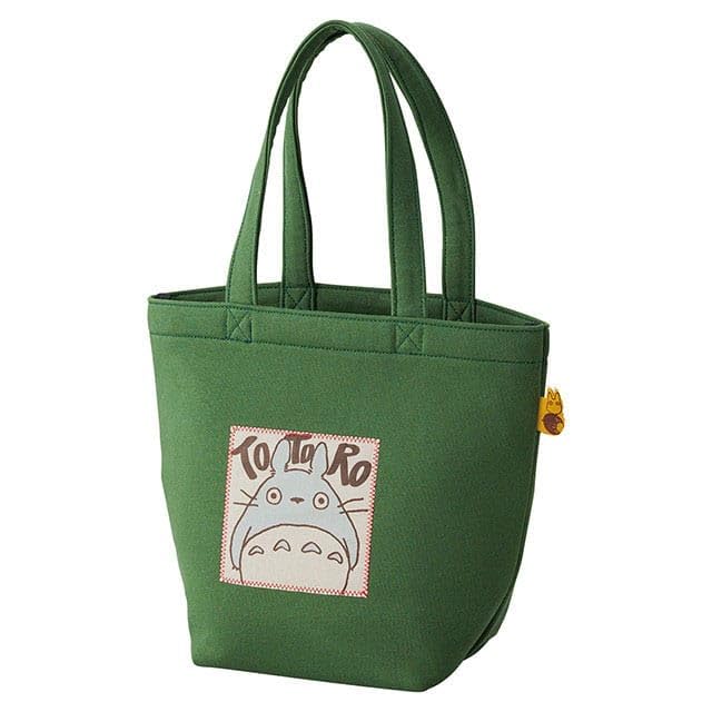 Marushin Mini Studio Ghibli Neighbor Autumn Lunch Bag for 1165049800 Bag, "My Totoro" Green, Women, Shopping, Commuting, Small,