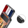 Phone Case for Samsung Galaxy Z Flip 3 4 5 6 Folding Black Shell National Flag RU FR UK For Samsung Z Flip4 Flip5 PC Hard Cover