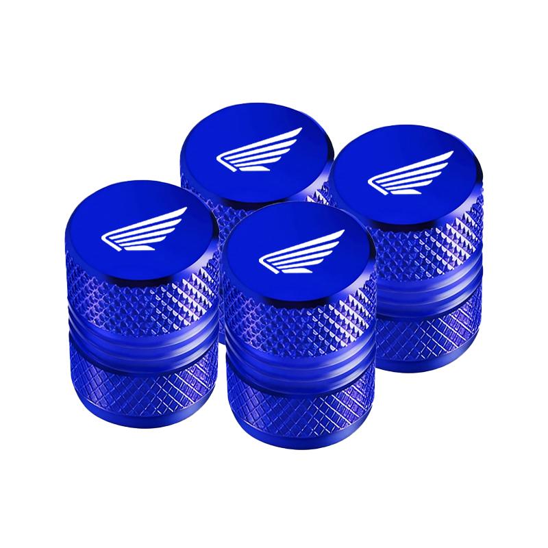 4Pcs Metal Car Tire Valve Cover Wheel Stem Dustproof Air Cap Case For Honda CBR 125R 954 600 650F 650R 1100XX 1000F 600RR 1000RR