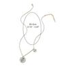 Round Unicorns Pendant Necklace Stainless Steel Clavicle Chain Fashion Choker