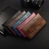 Ostrich Pattern Genuine Leather Flip Case for Oneplus 6 6T 7 7T 8 8T 9 9T 9T 10 10T 10T 11 12 12R 13 13T 13R 15 Pro Cover Cases