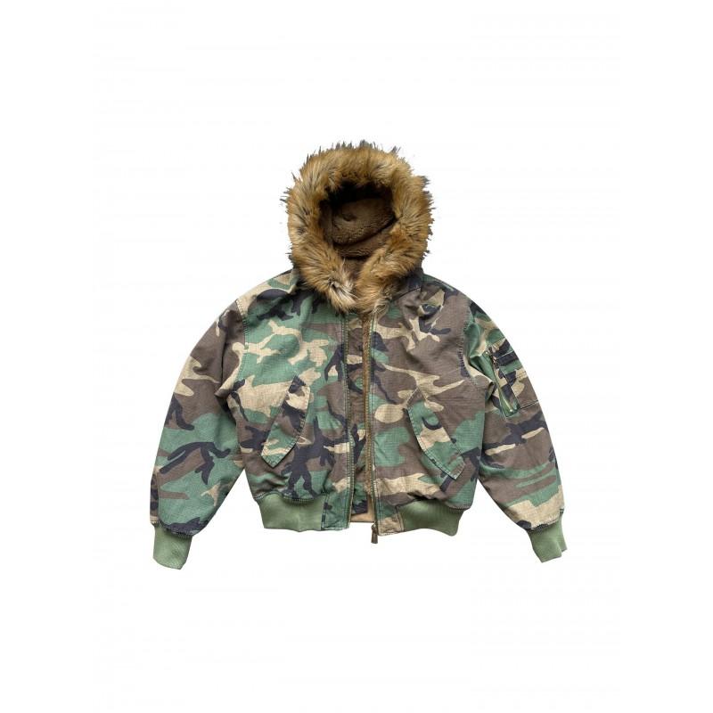 Mens Thick Camouflage Cotton Puffer Jacket