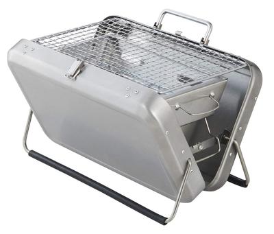 Bestco ND-6111 Silver BBQ Set for 1-2 People, Compact, Foldable, Attache Case Style