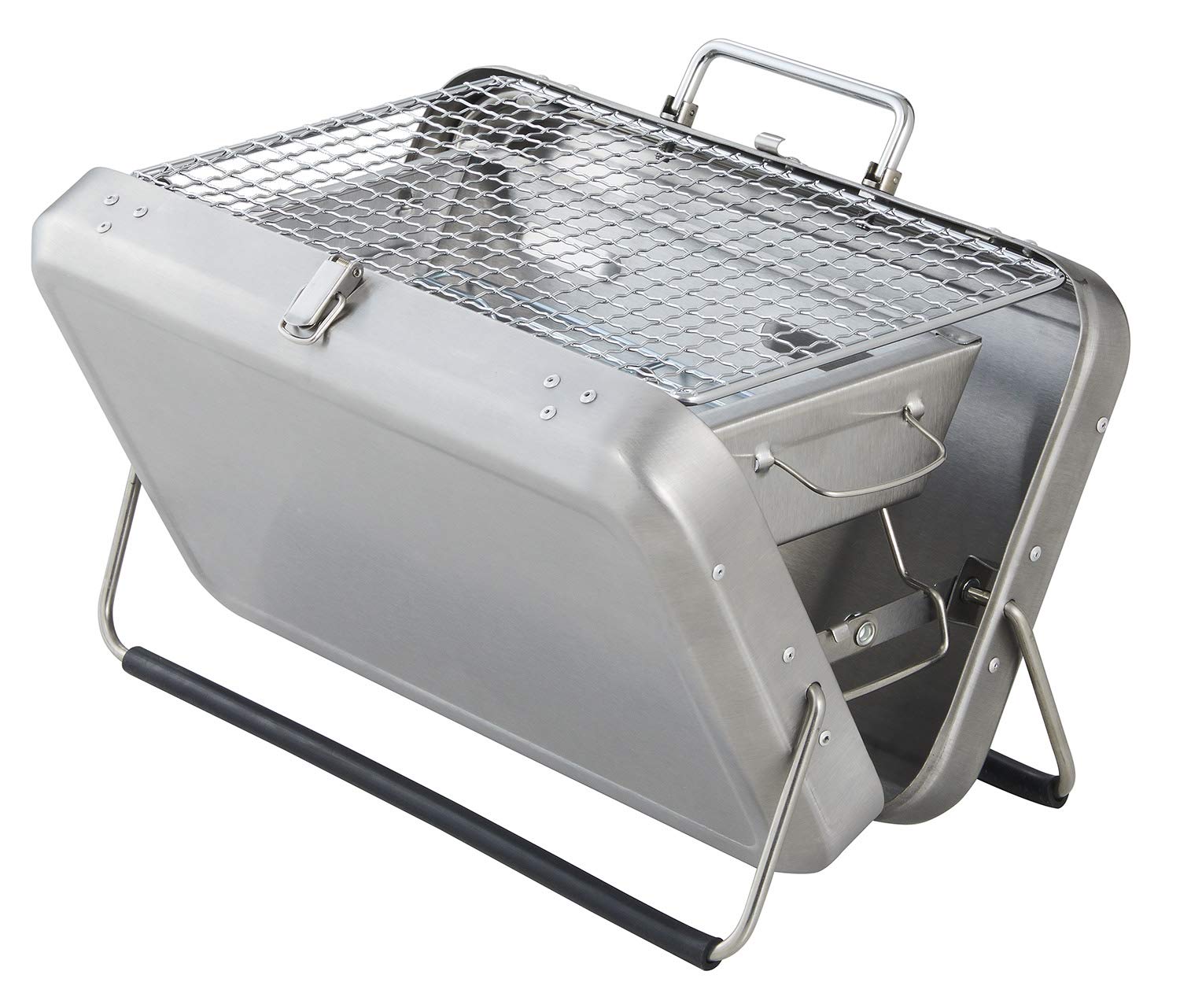 

Набор для барбекю Bestco ND-6111 серебристый для 1-2 человек, компактный, складной, в стиле кейса