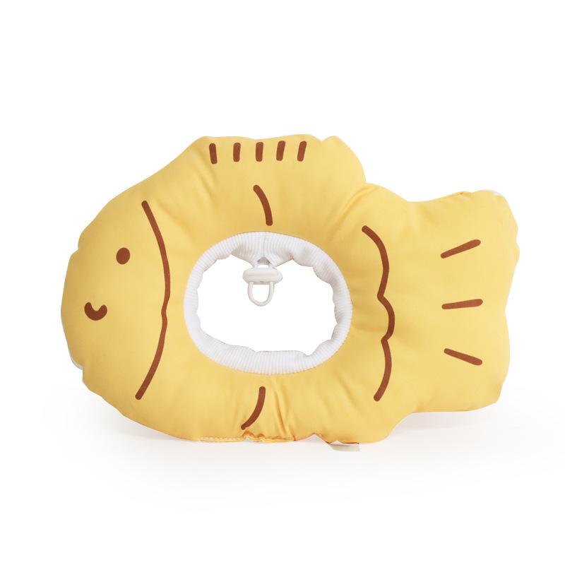 Adjustable Anti-stain Cat and Dog Neck Collar, Pet Anti-licking Illite White Soft Ring Sterilization Collar