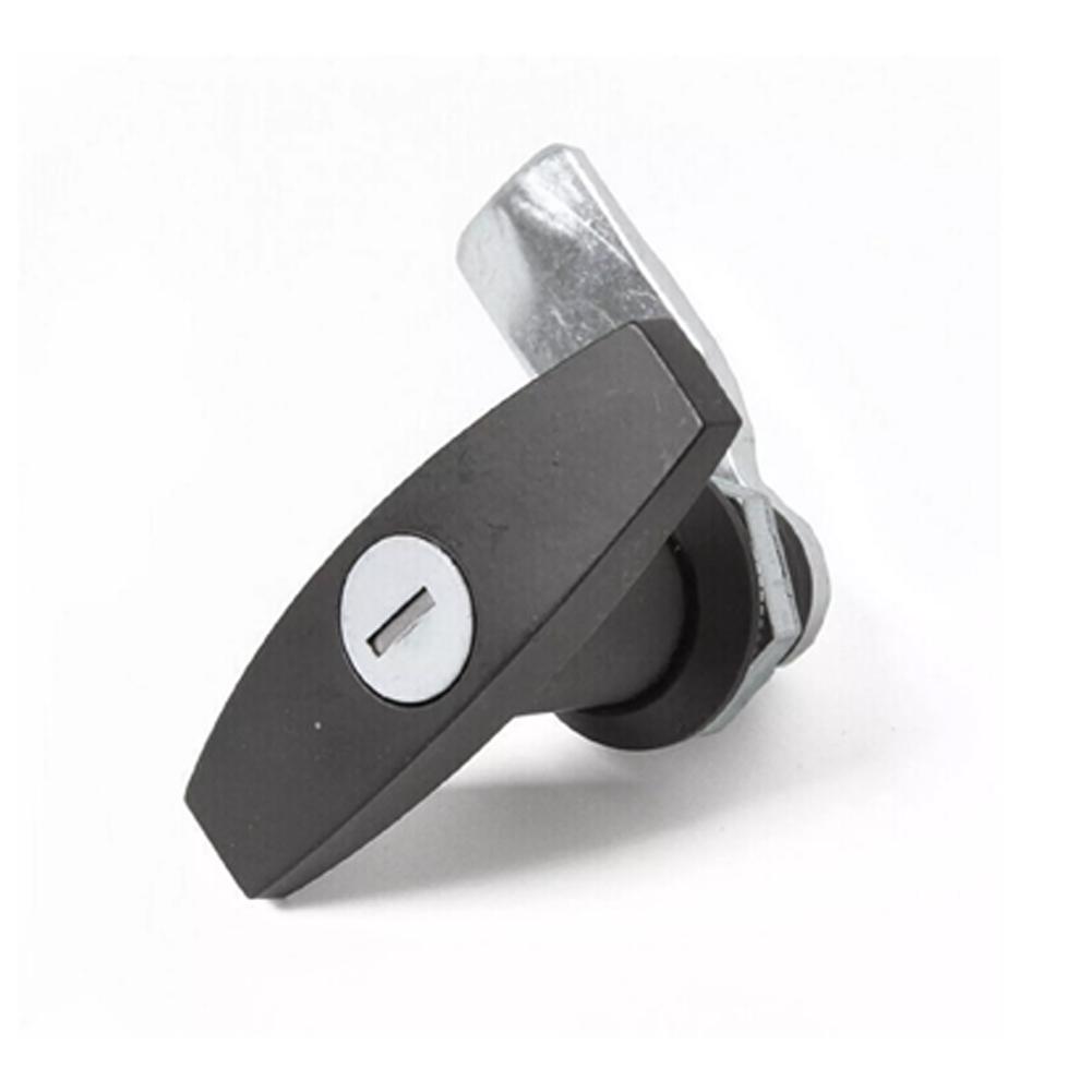 Trava de porta universal para trailer com alça em T e 2 chaves, trava de tampa de caminhão, caixa de ferramentas, gaveta, armário, trava de porta para trailer, caminhão, caravana
