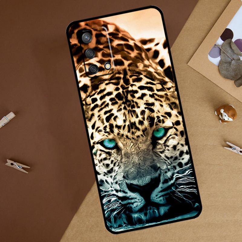 Cheetah Panther Snow Cheetah For Oppo A18 A38 A58 A78 A98 A40 A60 A80 A74 A94 A54 A16 A76 A96 A15 A57S A17 A77 Phone Case