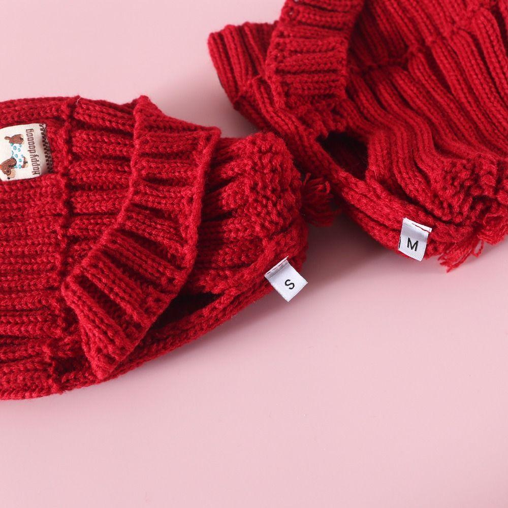 Pet Costume Accessory Puppy Cap Keep Warm Pet Hat Universal Short Plush Hat Winter