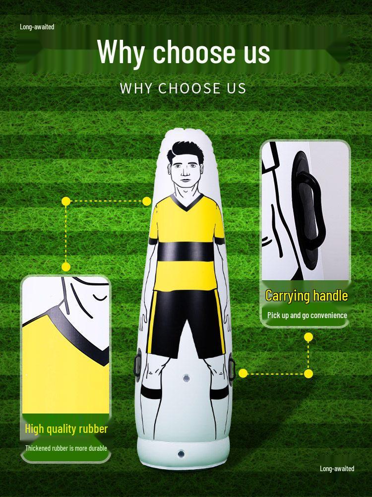 Roly-Poly Inflatable Training Wall Free Kick Target Dummy.