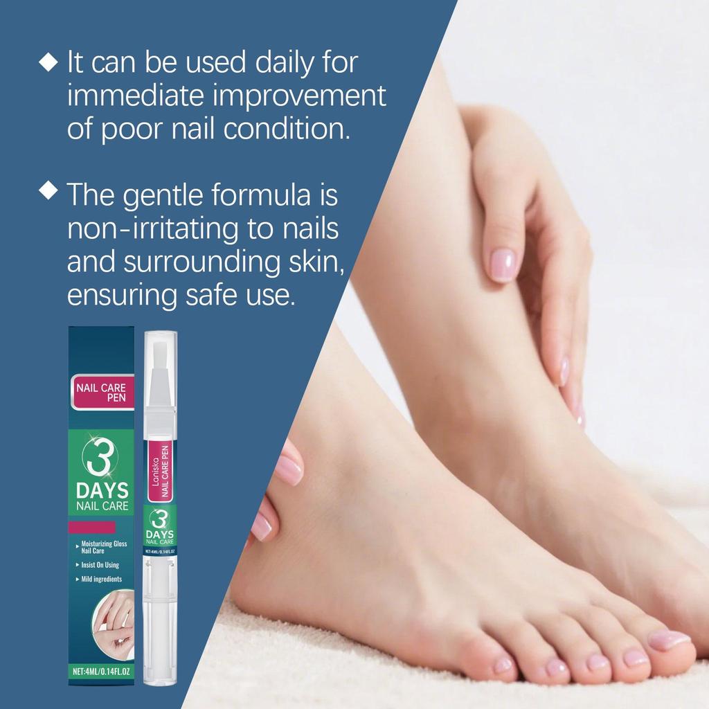 Nail Care Pen Refreshing & Breathable Nail Surface Gentle Nail Care Natural Shine Daily Portable Care Pen