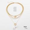 Kenjie Multi-Row Pearl Pendant Necklace for Women - Autumn/Winter Versatile Fashion Accessory