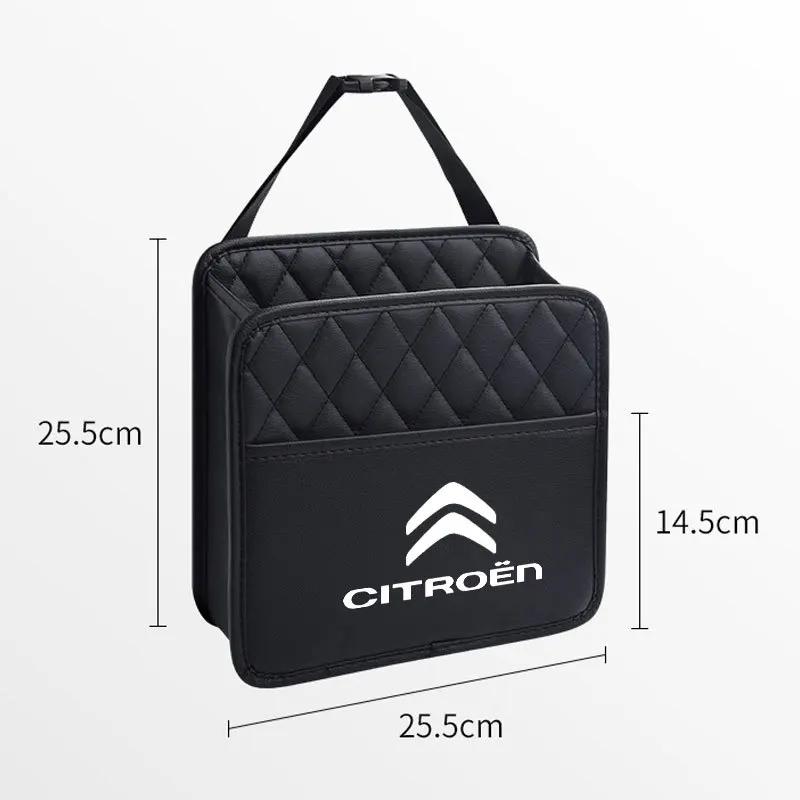 

Large-Capacity PU Leather Storage Bag (with Buckle): Tailored Citroen Car Accessories for DS2/DS3/DS4/DS5/PSA C5 VTS/C5/C6 VTS