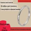European INS Style 18K Gold Titanium Steel Star Buckle Bracelet - Fashionable, High-End Light Luxury Design