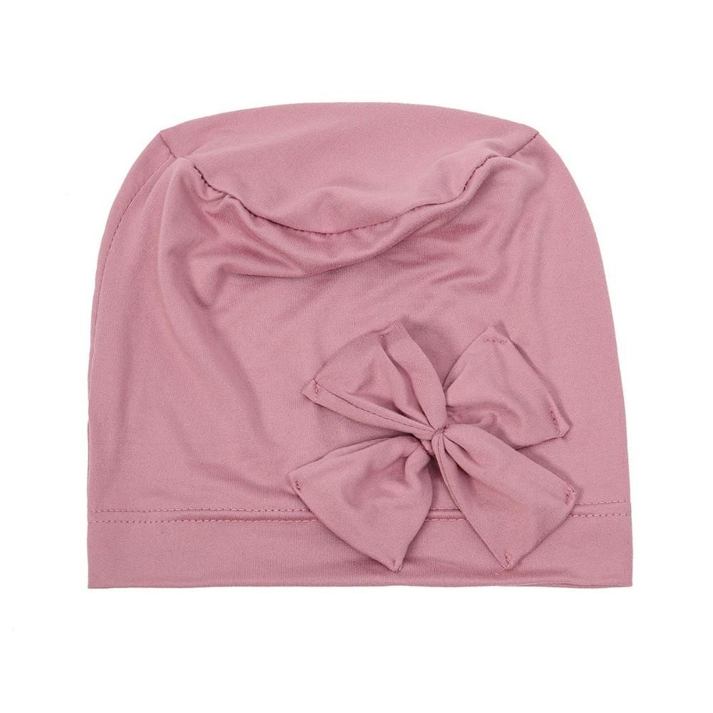 Soft Bowknot Turban Elastic Indian Bonnet Headscarf Fashion Chemo Cap