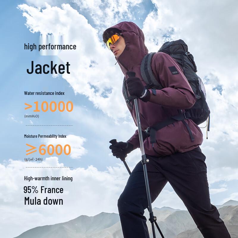 Tanboer Unisex Outdoor Warm 3-in-1 Down Jacket TAF560577A