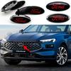 14.5x6.5cm Car Logo Emblem for Ford Escape Kuga Fiesta Ranger Mondeo Fusion Edge Focus Mustang Front Hood Grille Sticker Styling