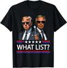 What List Funny Trump-Epstein Unisex T-Shirt Allsize