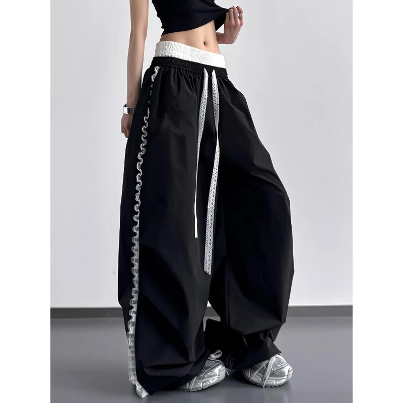 Damenmode Damen Lange Hosen Locker geschnitten Freizeit Streetwear Hosen Kleidung Herrenhosen