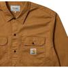 Palace x Carhartt WIP FW23 Co-Branded Classic Logo Dual Pocket Button-Down Shirt Unisex Tops Khaki I032721-KHAKI