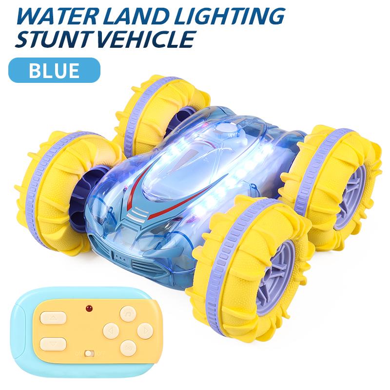 Rc Stunt Car 2.4G Remote-Controlled Cars Waterproof Gesture Radio-Controlled Cool Lights Multi-Mode Amphibious Vehicle Toys Kids
