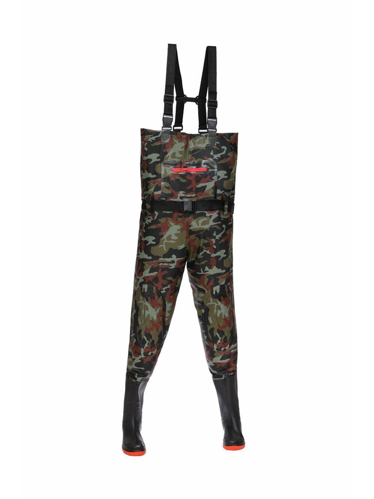 Waterproof, Wear-Resistant Wading Pants with Integrated Boots