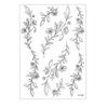 Long Lasting Black Flower Tattoo Stickers Waterproof Sketch Style Stickers  Neck Shoulder Arm