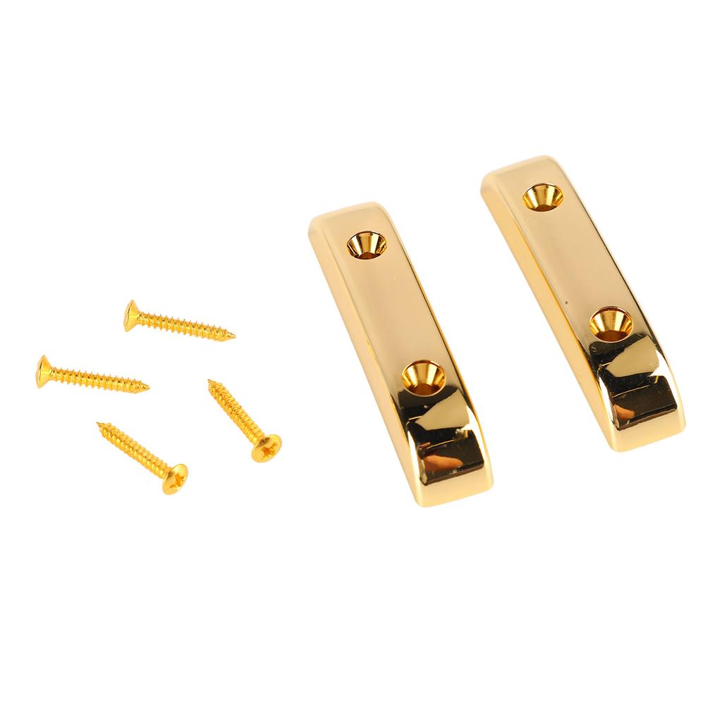 2 Pcs Bass Thumb Rest Plastic Anti Slip Light Weight Jazz Bass Guitar Thumb Finger Rest GM03 Gold