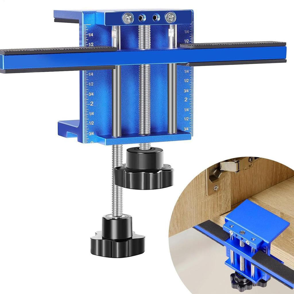 Storage cabinet door installation drilling and fixing clips Cabinet door installation tools Cabinet door clamps Cabinet Door Jig