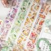 Mr. Paper, 4 Styles, 200cm/roll, Chinese Style Shell Light Die-cutting Tape, Scrapbook Handmade Collage Decorative Sticker Tape