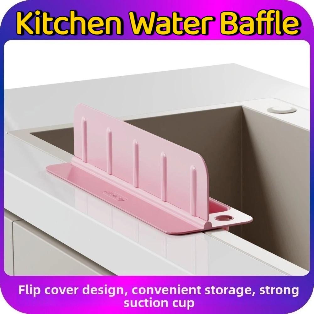 Reusable Sink Splash Guard Anti-splash Water Baffle Plate Kitchen Water Baffle for Wash Basin