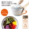 CB Japan Electric Cordless Salad Spinner, Vegetable Drainer, 4.75L Large Capacity, Cordless Type, USB Rechargeable, Cordless Salad Spinner, atomico