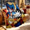 Custom Name Personalized Huggy Wuggy Print Blanket, Home Decor, Bedroom, Sofa, Camping, Couch, Gifts for Birthday ChristmasEnthusiasts