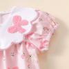 Unisex Infant Fashion Collar Romper For Baby Daily Wear