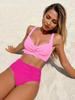 European & American Style 2026 High-Waisted Bikini - Sexy Two-Piece Swimsuit for Women