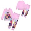 Children's Fashion Suit Skirt Round Neck Long Sleeve Top Pants