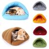 Pet Cat Dog Nest Bed Puppy Soft Warm Cave House Winter Sleeping Bag Mat Pad