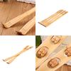 18" Handy Bamboo Massager Back Scratcher Wooden Body Stick Roller Itch Relaxer