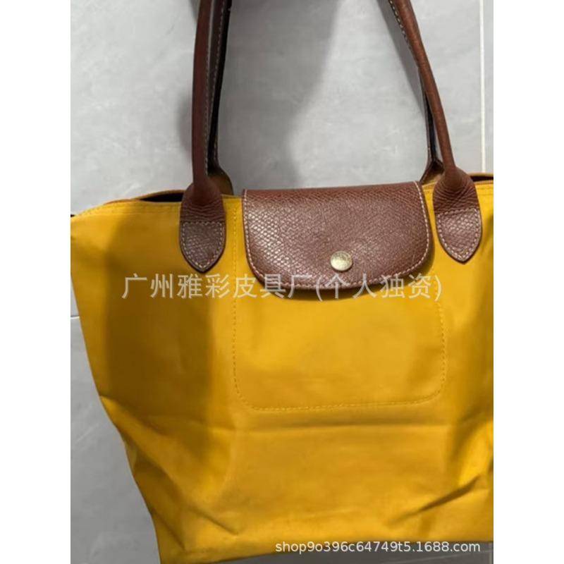 High Quality Dragon Inlaid Bag Week Commemorative Embroidered Dumpling Bag Nylon Handbag Large Capacity Shoulder Tote Bag