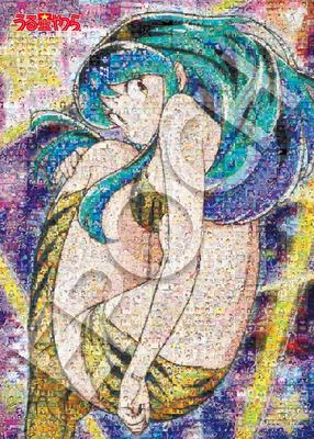 Epoch 500-dielny puzzle Urusei Yatsura Urusei Yatsura Mozaikové umenie (Rozmer 38 x 53 cm) 07-456s s lepidlom a špachtľou so stieracím lístkom EPOCH