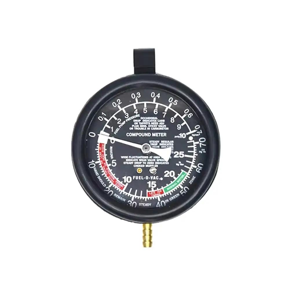 9Pcs/Set Car Vacuum and Fuel Pump Tester Gauge Kit Fuel Pump and Vacuum Tester Gauge Leak Carburetor Pressure Diagnostics