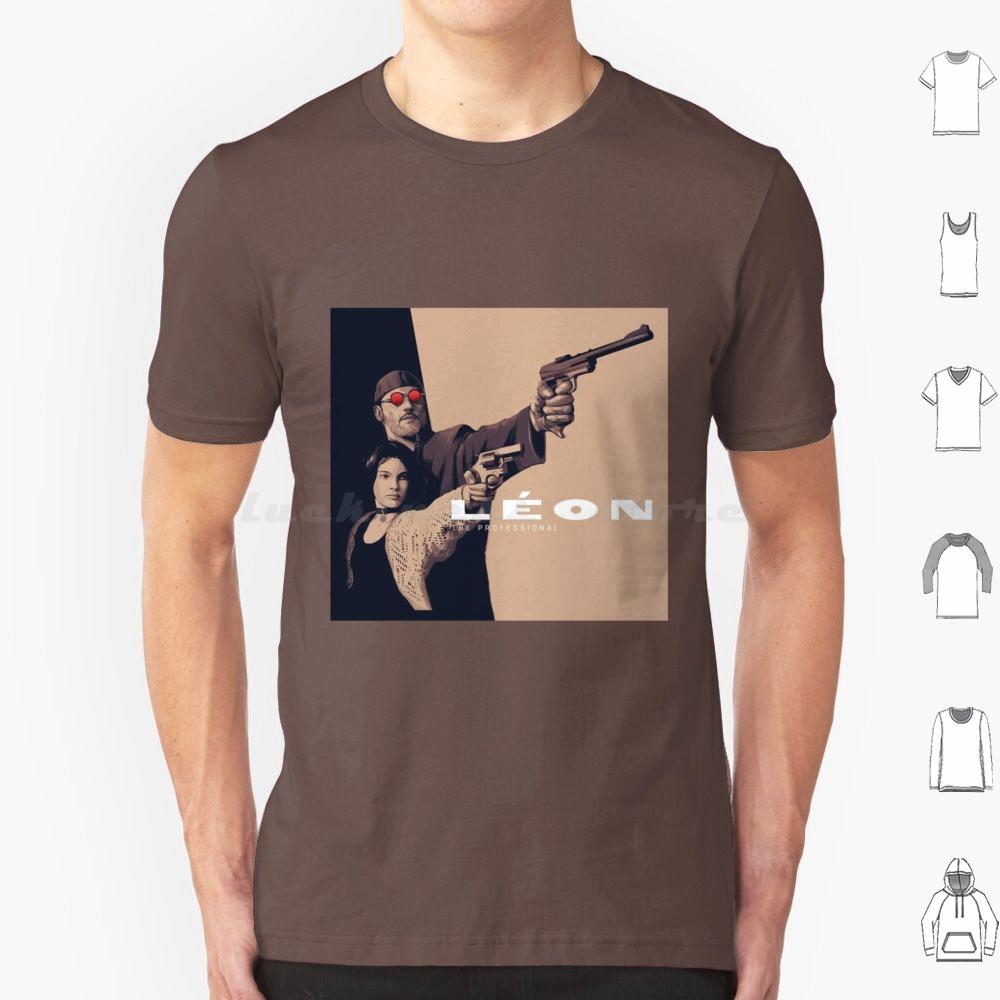 Leon The Professional T Shirt 6xl Cotton Cool Tee Leon Leon The Professional Movie Mathilda Natalie Portman Film Jean Reno The
