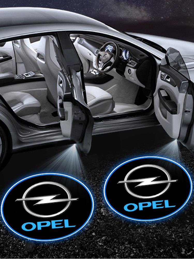 Car Door Welcome Light Car Logo Projector LED Car Badge For Opel Astra j Insignia Astra g Corsa Zafira b Mokka Vivaro Meriva
