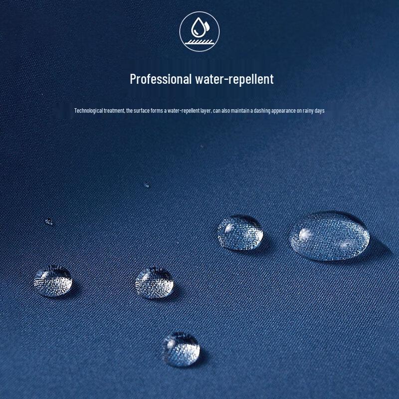 ROMON Men's Hooded Water-Repellent Warm Fleece Jacket