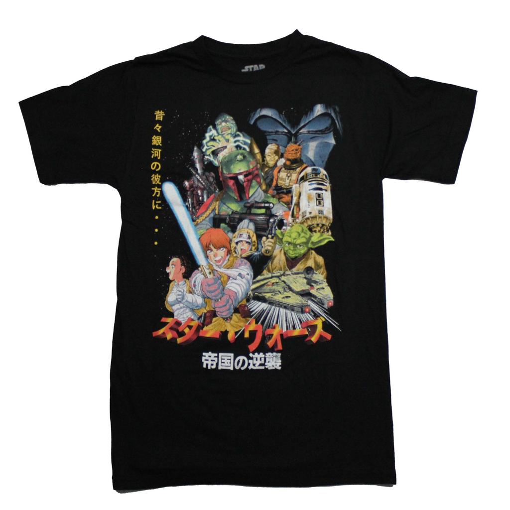 Star Wars New Adult TShirt Anime Styled Original Trilogy Collage Image