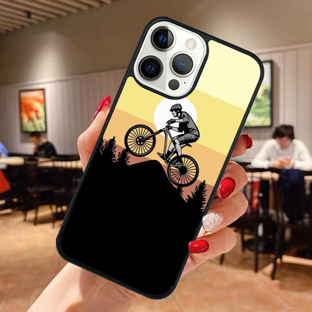 BIKE CYCLING art Phone Case For Apple iPhone 17 Air 11 Pro Max Plus SE2020 Coque For iPhone 17 Air 14 15 16 13 12 Max Cover