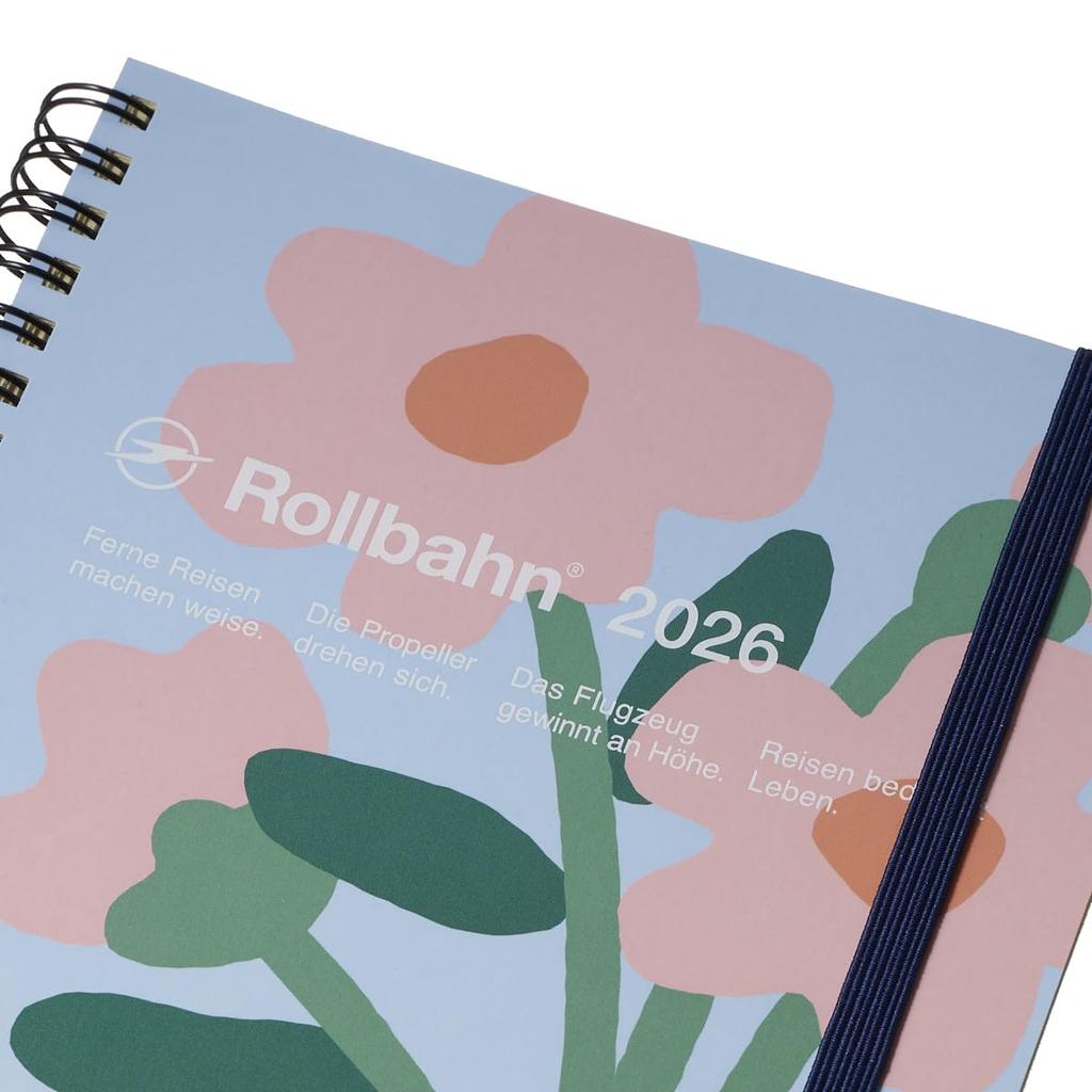 [Delfonics Planner 2026 Edition / Starting October 2025] Rollbahn Diary Piece A5 Monthly Schedule Book (Light Blue)